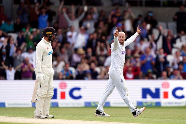 Jack Leach akan menjadi garda depan harapan Inggris di India (Mike Egerton/PA)