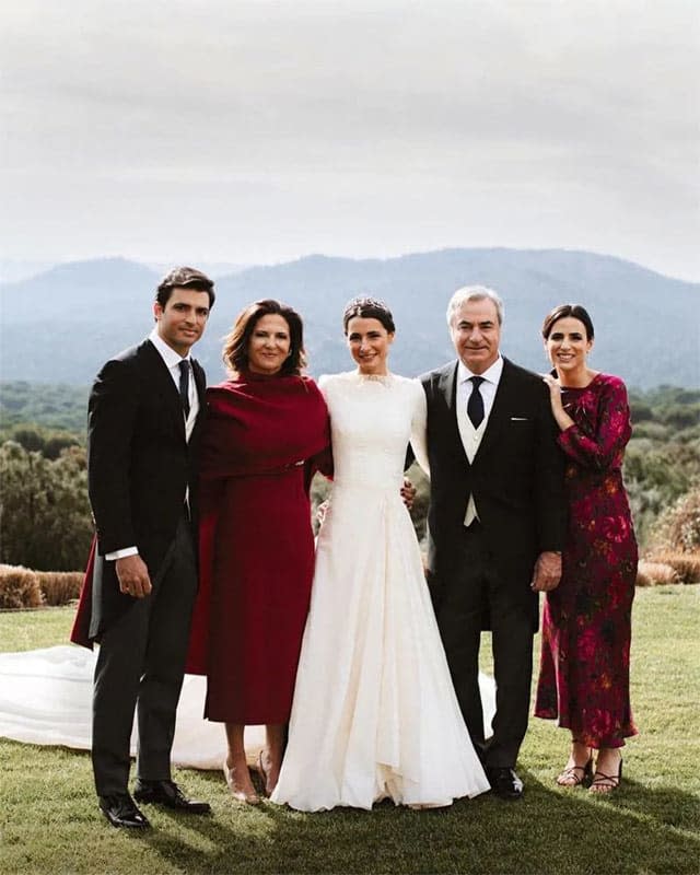 La boda de Ana, hija menor de Carlos Sainz