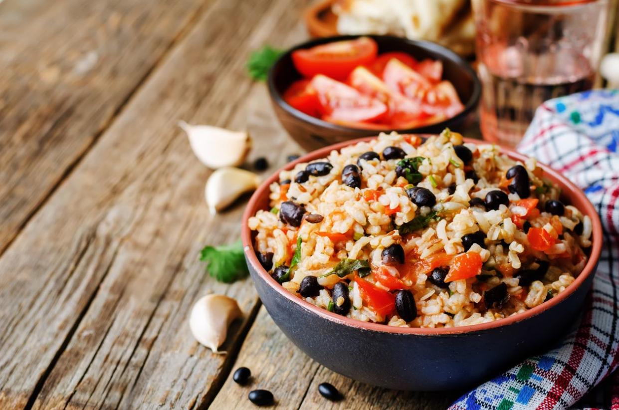 mexican tomato rice and beans