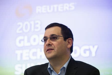 Dave Goldberg, chief executive of SurveyMonkey, speaks during Reuters Global Technology Summit in San Francisco, in this June 18, 2013, file photo. REUTERS/Stephen Lam