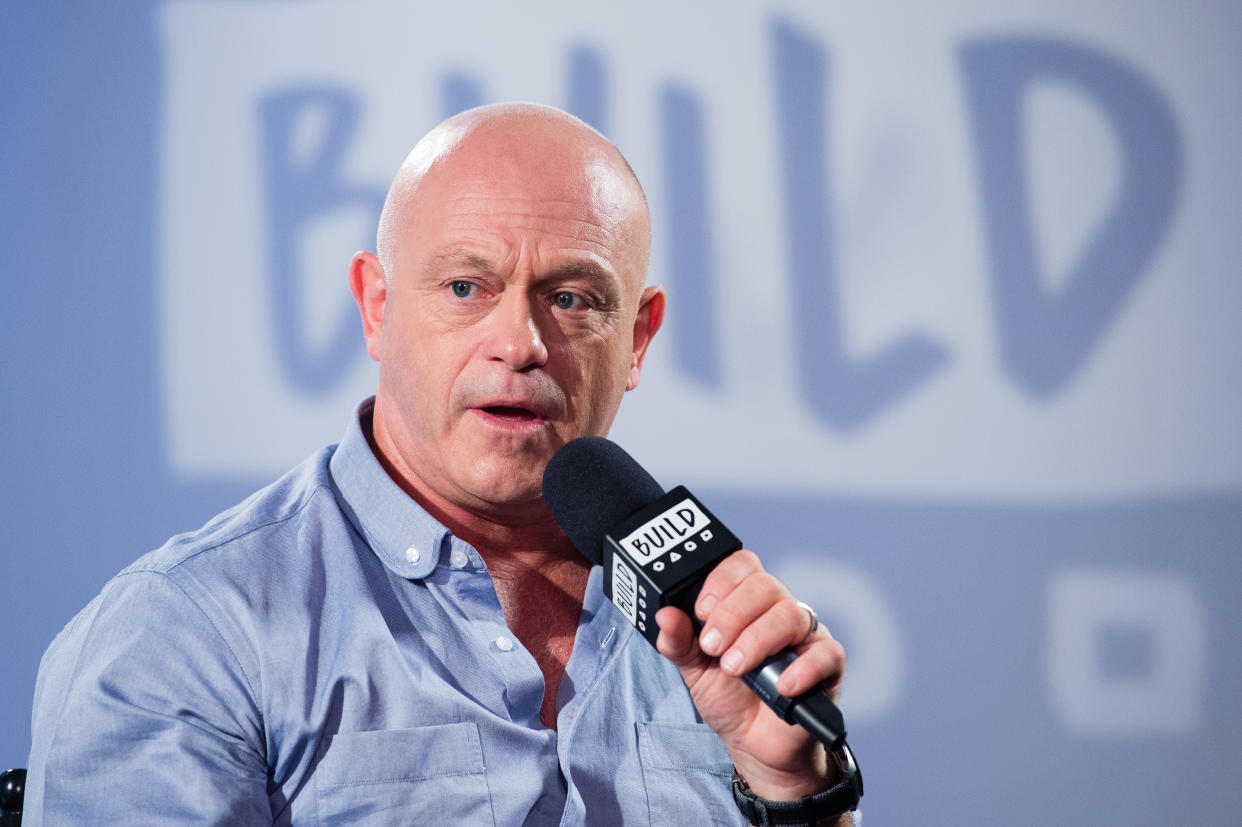 LONDON, ENGLAND - JULY 13:  Ross Kemp speaks during a BUILD event at AOL London on July 13, 2017 in London, England.  (Photo by Jeff Spicer/Getty Images)