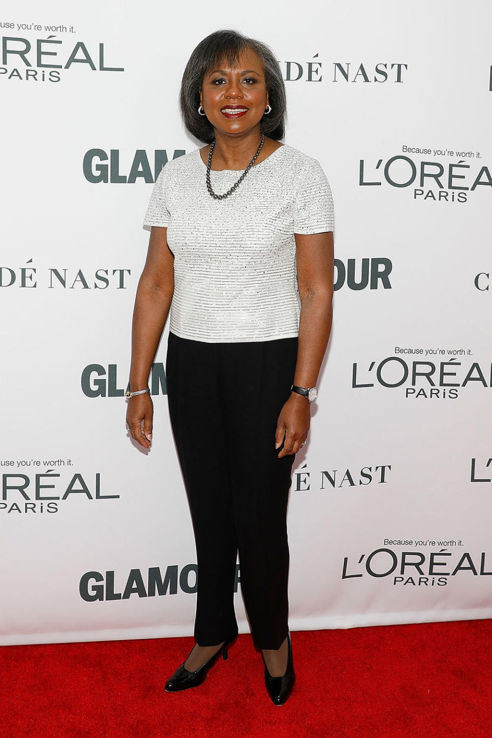 Anita Hill attends the 2017 <em>Glamour</em> Women of the Year Awards at Kings Theatre on Nov. 13, 2017, in Brooklyn. (Photo: Taylor Hill/FilmMagic)