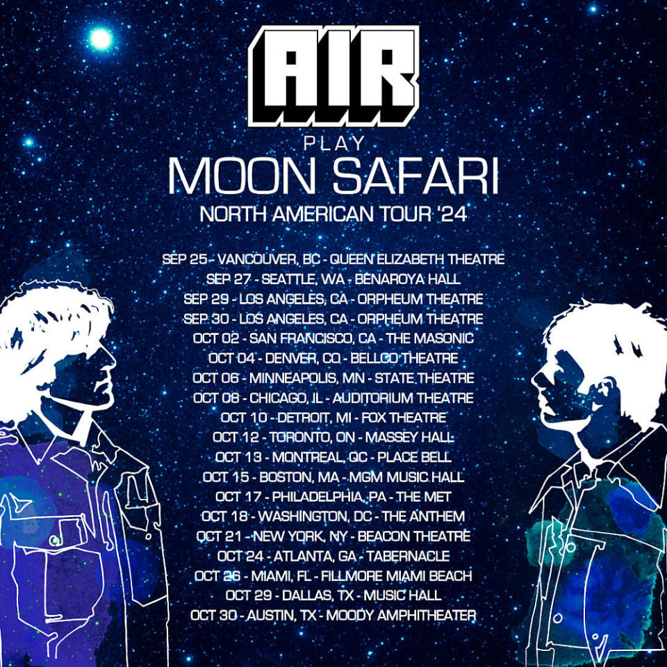 air 2024 moon safari tour poster north america