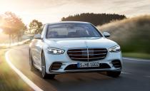 <p>The cream of the crop has entered a new generation for 2021, as the latest <a href="https://www.caranddriver.com/mercedes-benz/s-class" rel="nofollow noopener" target="_blank" data-ylk="slk:Mercedes-Benz S-class;elm:context_link;itc:0;sec:content-canvas" class="link ">Mercedes-Benz S-class</a> has finally arrived. It's over an inch longer than the previous model and its wheelbase is stretched by two inches. It's the only vehicle in the segment with flush door handles that protrude on approach. On the inside sits a 12.8-inch OLED touchscreen that serves as a giant kiosk for most vehicle functions. It might have a hood ornament on the hood, but old-school knobs and buttons within have been replaced by virtual renderings. A 429-hp turbocharged inline-six with hybrid assist is standard, but there's also a 496-hp twin-turbo V-8 for S580 models. Even when the big Benz is switched to Sport Plus mode, the ride quality remains smooth. There's even a trick rear-axle steering system that helps it maneuver by turning the rear wheels by up to 10 degrees. It's also the only car on this list that will begin to massage you after you yell "I'm stressed," at its voice assistant. Lord knows what happens if it hears you mention how lonely and wealthy you are. We haven't driven the AMG version so it isn't ranked yet, but if the standard models are any indication, the high-performance S-class shouldn't disappoint. </p><ul><li>Base price: $110,850</li><li>EPA Fuel Economy combined/city/highway: not yet rated</li><li>Trunk space: 12 cubic feet</li></ul><p><a class="link " href="https://www.caranddriver.com/mercedes-benz/s-class/specs" rel="nofollow noopener" target="_blank" data-ylk="slk:MORE S-CLASS SPECS;elm:context_link;itc:0;sec:content-canvas">MORE S-CLASS SPECS</a></p>