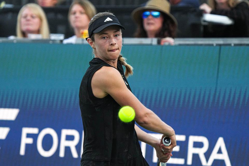 American tennis player Katie Volynets was a wild card entry in the ATX Open but made an impressive run to the semifinals, which was good enough to qualify her for a tournament next week at Indian Wells. "It’s not easy to handle the losses, but I try to take the positives because I have such a beautiful tournament to play next week," she said.