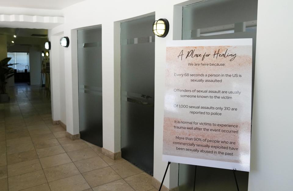 May 24, 2022; Phoenix, Arizona, USA; New Life Center, a domestic violence shelter based in the West Valley, opened its first sexual assault crisis center in Phoenix.