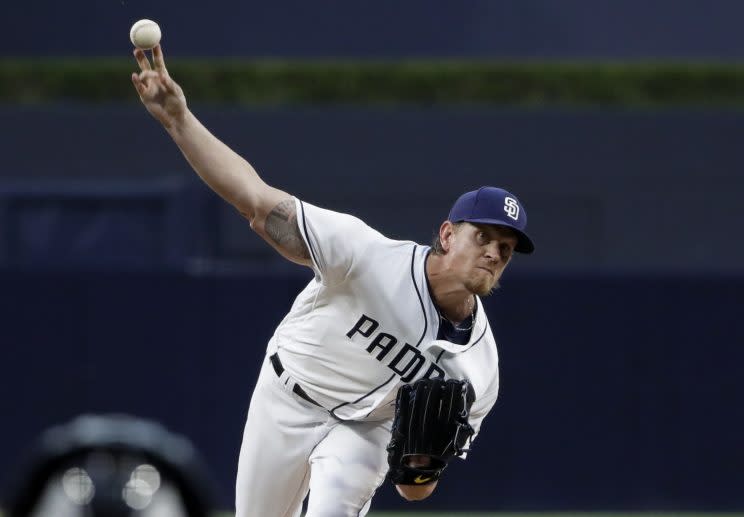 Jered Weaver is stepping away from baseball. (AP Photo)