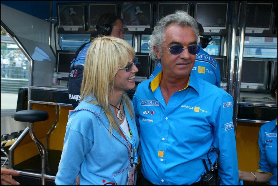 Heidi Klum und Flavio Briatore im Jahr 2003 beim GP in Monaco. (Bild: Getty Images)