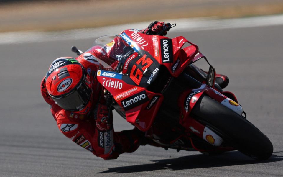 Francesco Bagnaia - Francesco Bagnaia sets scorching pace at Silverstone to take surprise British Grand Prix win - GETTY IMAGES