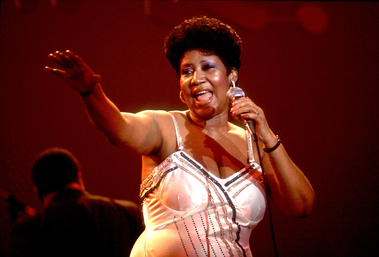 Aretha Franklin is getting a star-studded sendoff on Friday. (Photo: Getty Images)