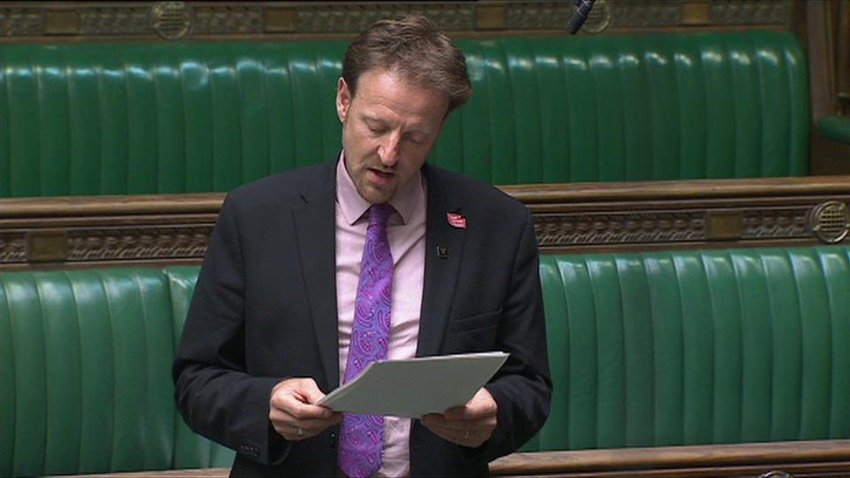 Derek Thomas in parliament 