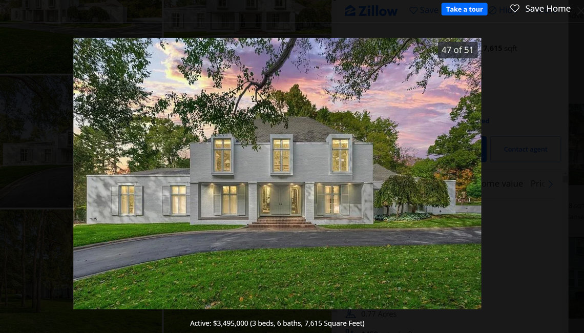 A Zillow listing for a house at 1200 W. 57th Terrace, where Rihanna was reportedly interested in staying while in Kansas City in June.