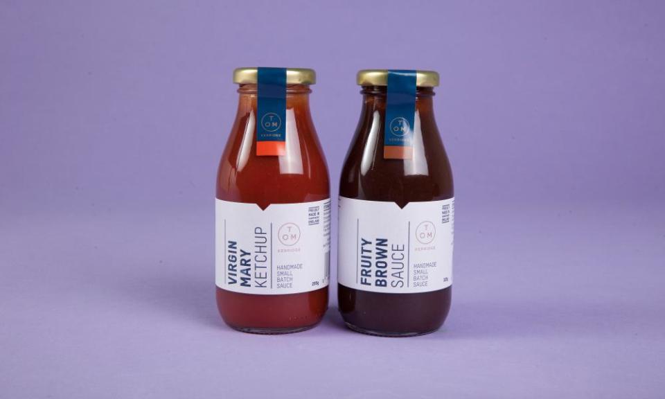 Tom Kerridge ketchup and brown sauce