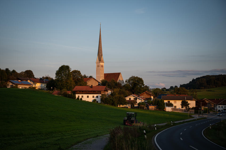 El pueblo de Mauerkirchen, en el estado alemán de Baviera. (Lena Mucha/The New York Times)

