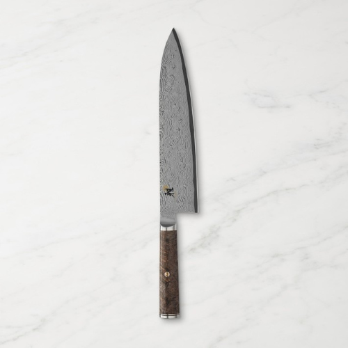Williams Sonoma Black Chef Knife on countertop