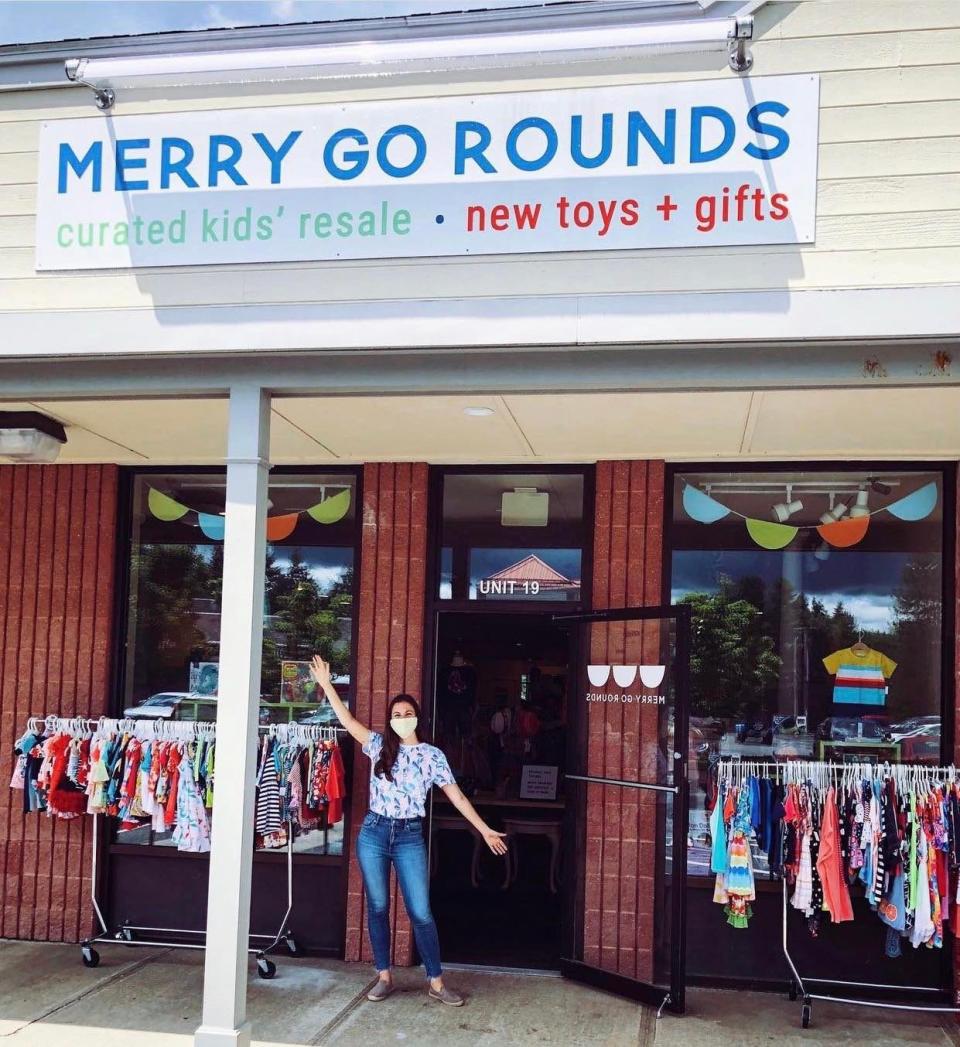 Merry Go Rounds in Easton has both new and second hand clothes for your little ones.