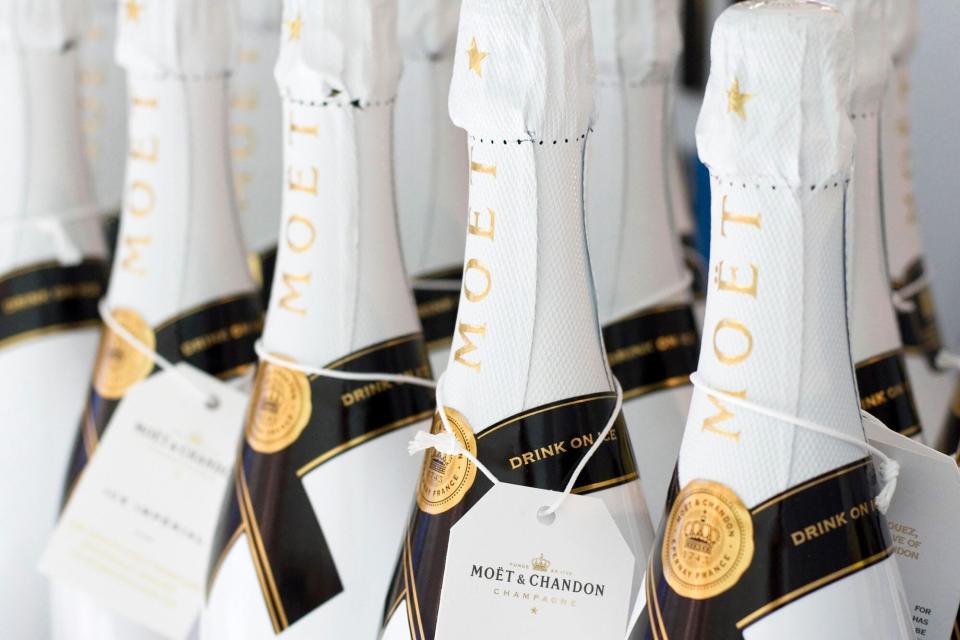 Moet &amp; Chandon Ice Imperial champagne bottles