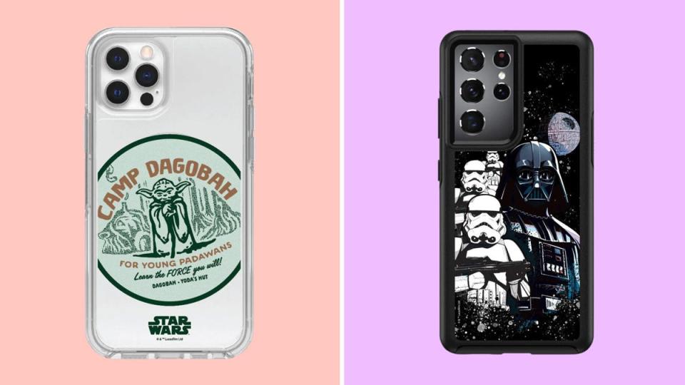 Apple iPhone and Samsung Galaxy owners can add some Star Wars style to their pockets with these discounted OtterBox cases.