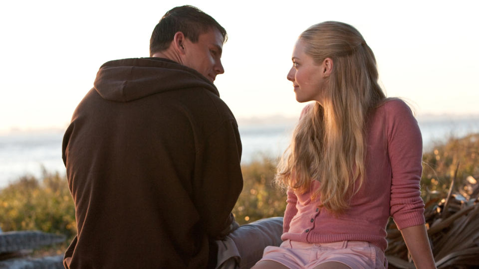 Amanda Seyfried and Channing Tatum  in Dear John.