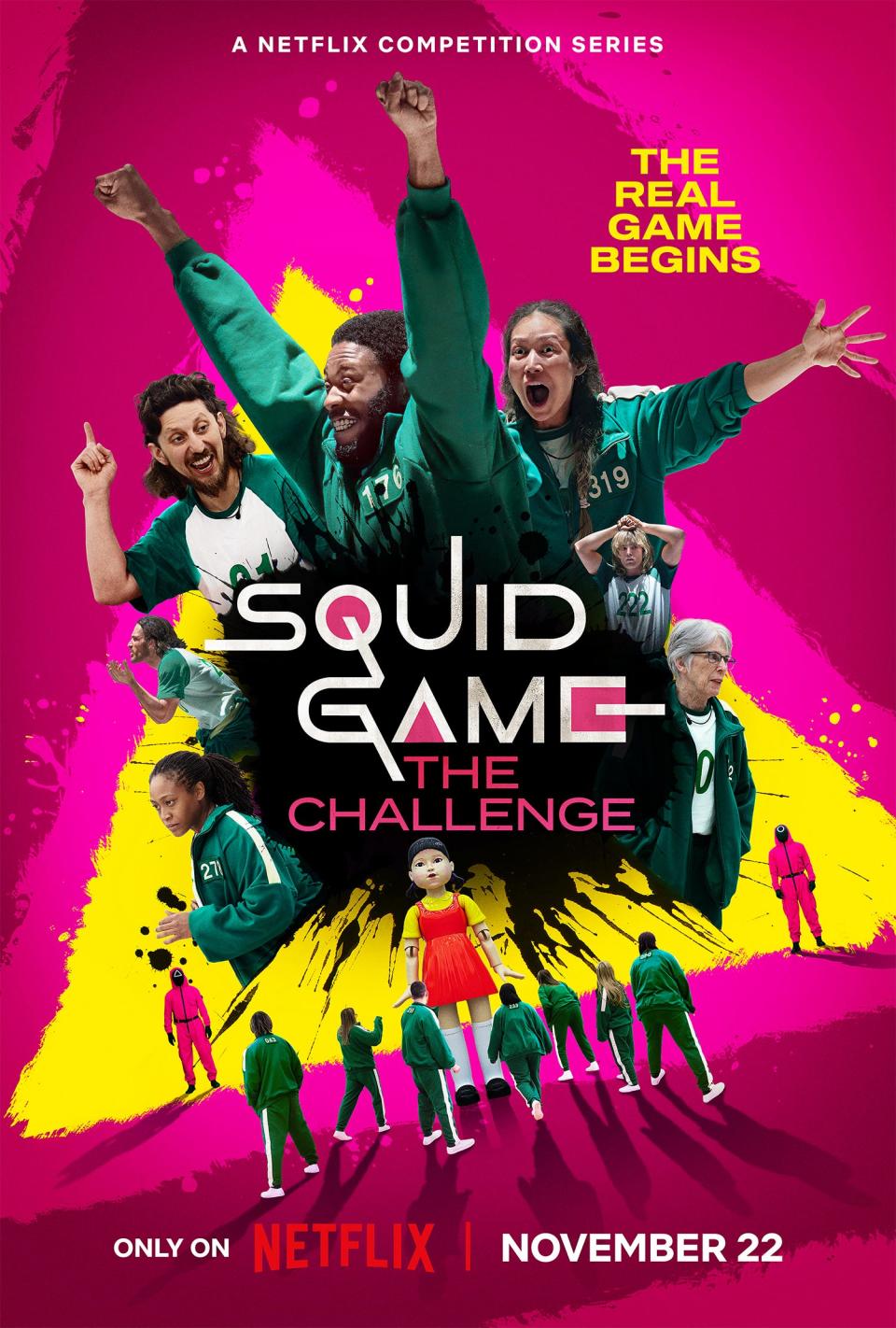 "Squid Game: The Challenge," a reality competition series based on the hit show, is coming to Netflix this November.