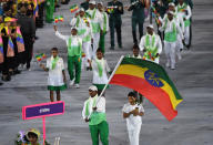 <p>Ethiopia’s team looked as if it had had a bad run-in with some tie dye. </p><p><i>(Photo: Getty Images)</i><br></p>