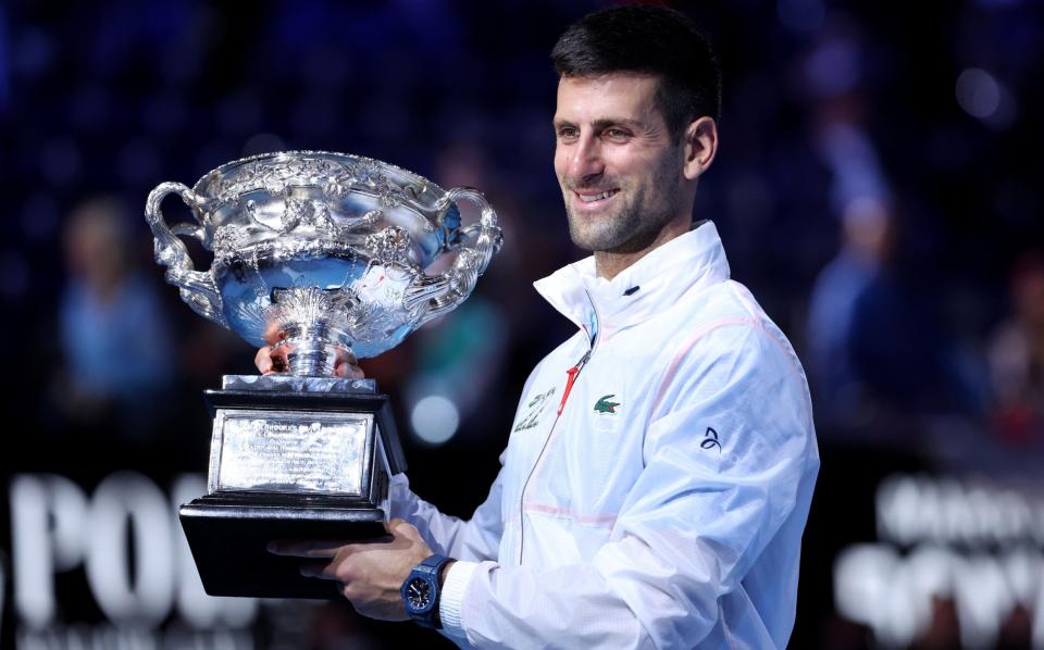 Djokovic vs Tsitsipas australian open 2023 final live score - GETTY IMAGES