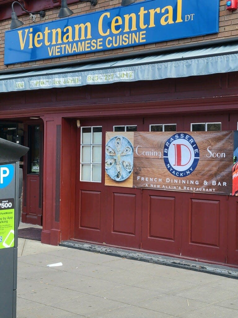 Vietnam Central has closed in Nyack but in its place is Brasserie D, a French brasserie by local restaurateur Alain Eigenmann. Photographed April 12, 2022.