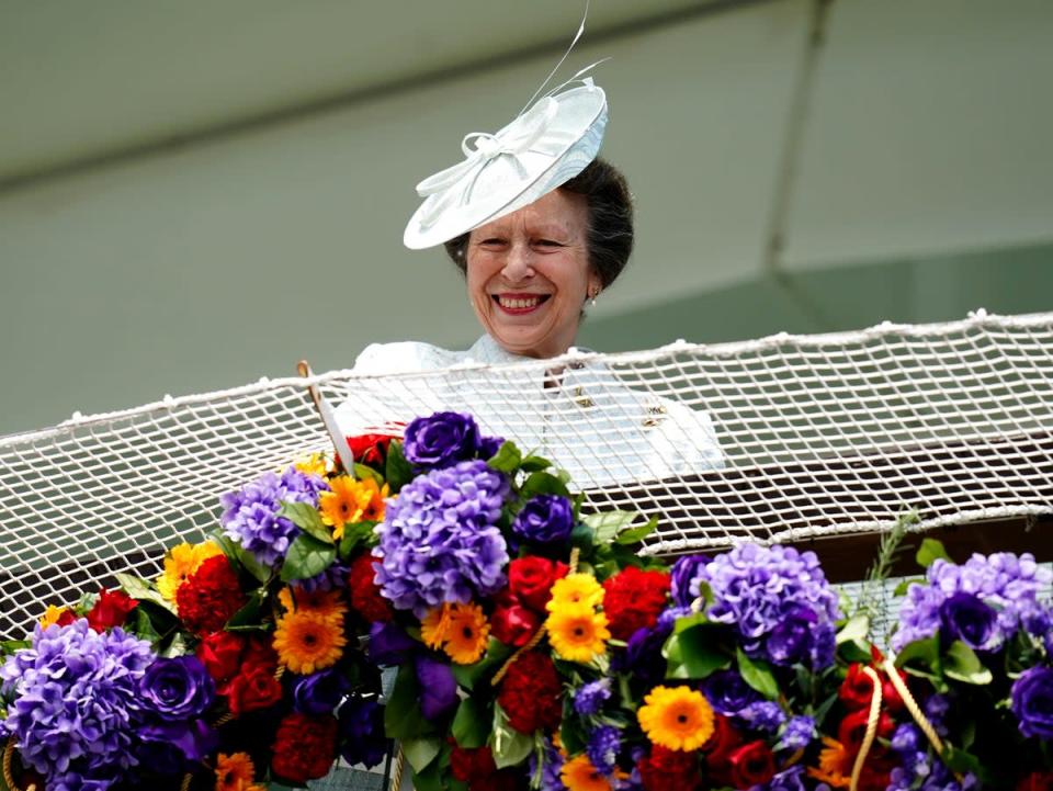 The Princess Royal on Derby Day (John Walton/PA) (PA Wire)