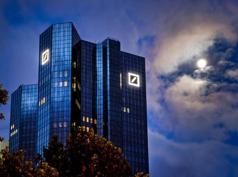 La sede del Deutsche Bank en Fráncfort, Alemania