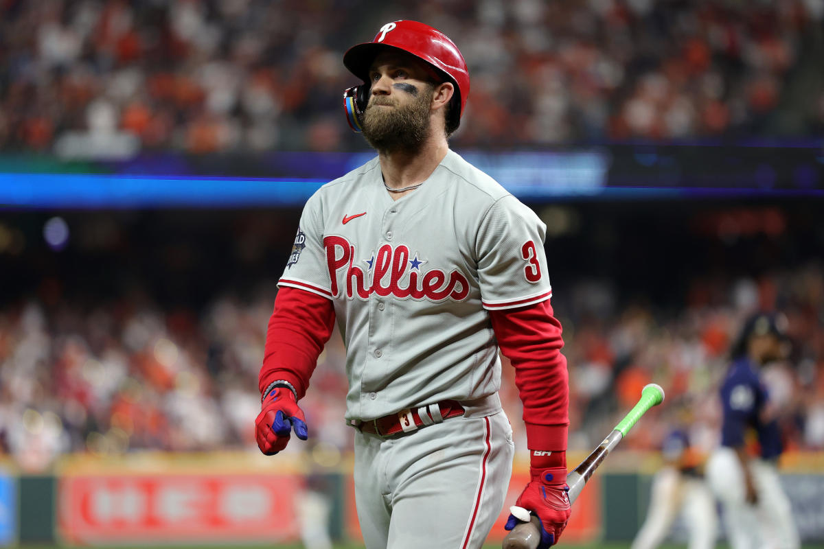 Bryce Harper rejoins Phillies, talks Tommy John surgery return - CBS  Philadelphia