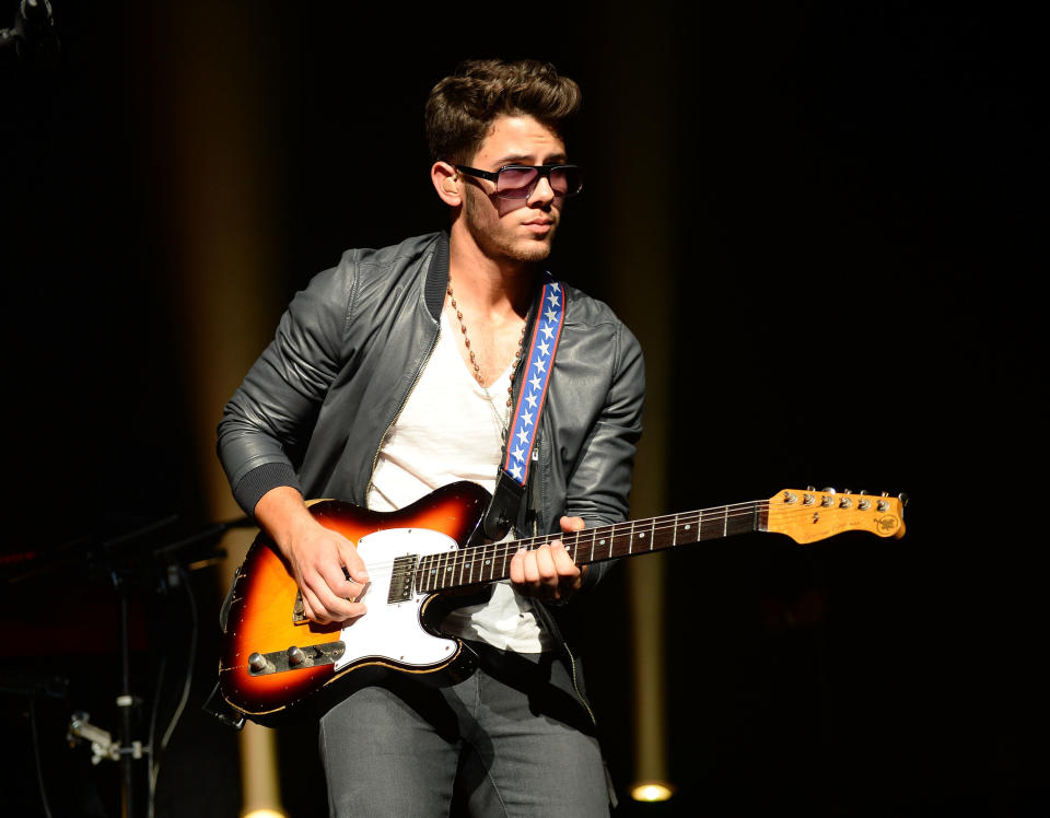 The Jonas Brothers Perform At The Gibson Amphitheatre