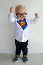 <p>Superman's secret identity is one of the simplest superhero costumes to pull off. It's a bird, it's a plane, it's Clark Kent!</p><p><strong>Get the tutorial at <a href="http://takingcareofmonkeybusiness.com/blog/2015/09/25/diy-clark-kent-costume/" rel="nofollow noopener" target="_blank" data-ylk="slk:Taking Care of Monkey Business;elm:context_link;itc:0;sec:content-canvas" class="link ">Taking Care of Monkey Business</a>.</strong></p><p><strong><a class="link " href="https://www.amazon.com/gp/product/B00A2UUESG/?tag=syn-yahoo-20&ascsubtag=%5Bartid%7C10050.g.21345654%5Bsrc%7Cyahoo-us" rel="nofollow noopener" target="_blank" data-ylk="slk:SHOP SUPERMAN SHIRT;elm:context_link;itc:0;sec:content-canvas">SHOP SUPERMAN SHIRT</a></strong></p>