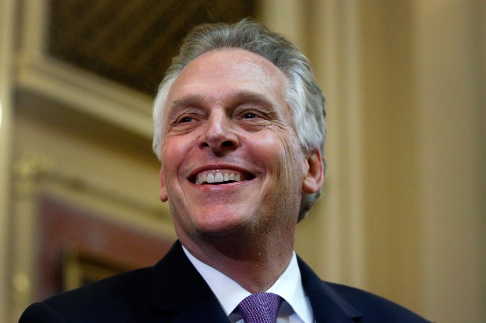 Former Virginia Gov. Terry McAuliffe.