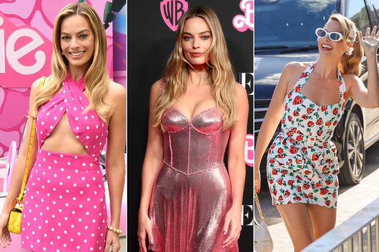 Los looks de Margot Robbie inspirados en Barbie que sorprenden al mundo