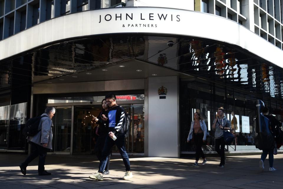<p>John Lewis stores will reopen post lockdown </p> (PA)