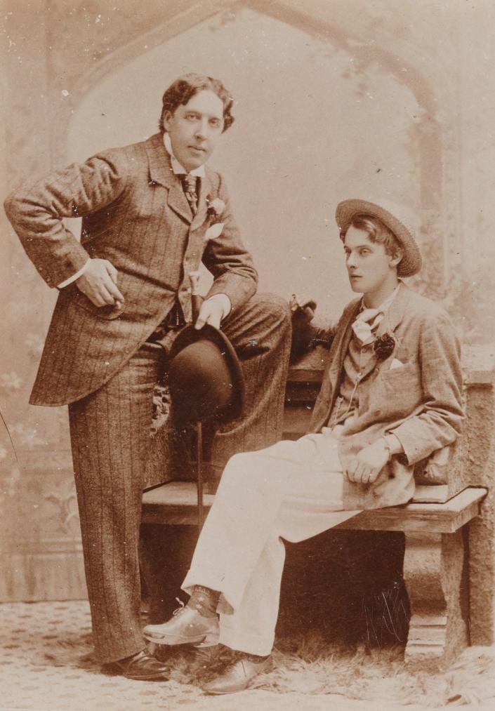 Gillman & Co, Oscar Wilde;  Lord Alfred Bruce Douglas, May 1893, gelatin silver print, 136 x 97 mm.  National Portrait Gallery, London.  Purchased, 2006. © National Portrait Gallery, London