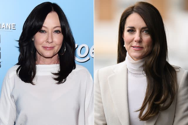 <p>Getty</p> Shannen Doherty; Kate Middleton