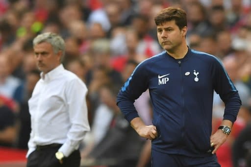 Jose Mourinho (left) has replaced Mauricio Pochettino as Tottenham manager