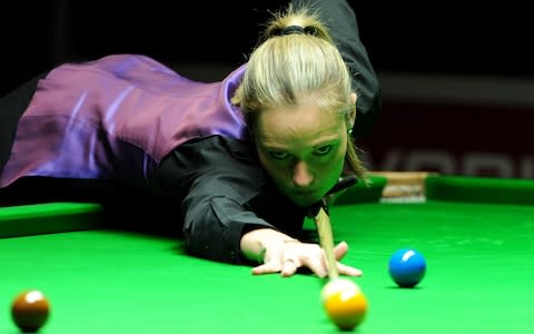 Evans in action during World Championship qualifying - Credit: PA