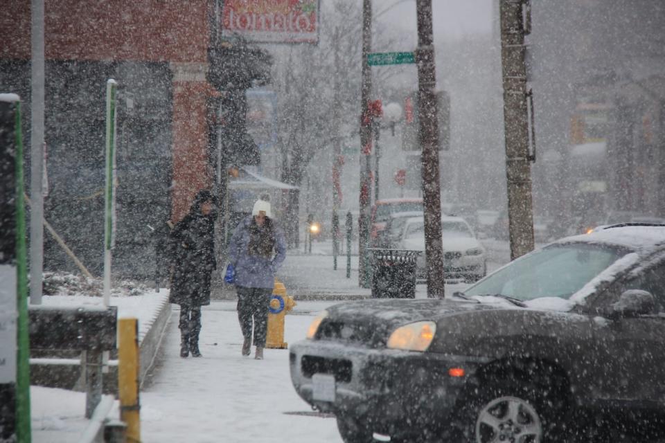 Up to 15 centimetres of snow are in the forecast for Windsor-Essex.