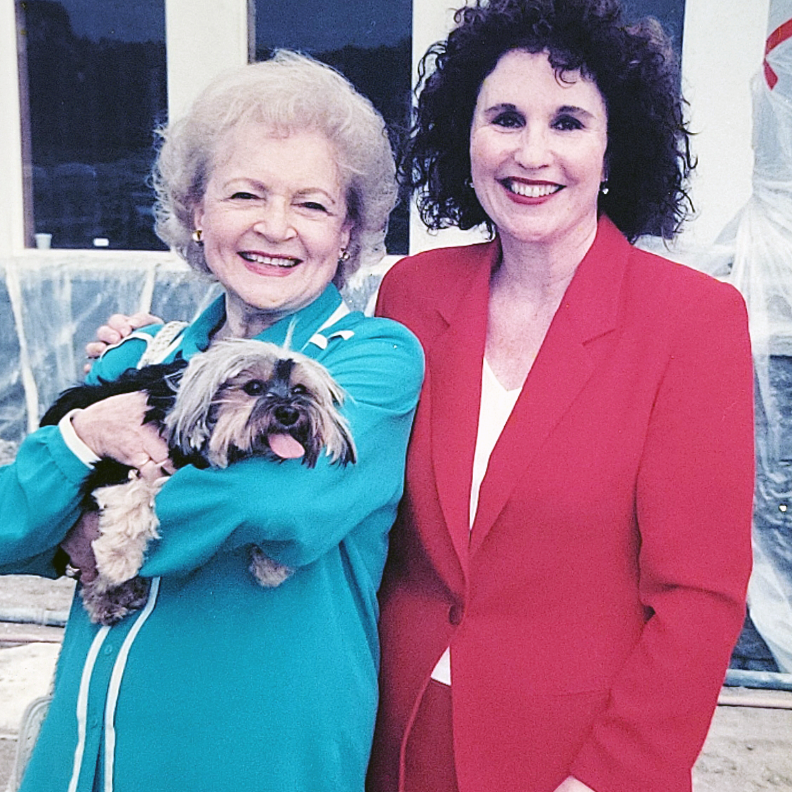 Betty White alongside Madeline Bernstein in 2000.