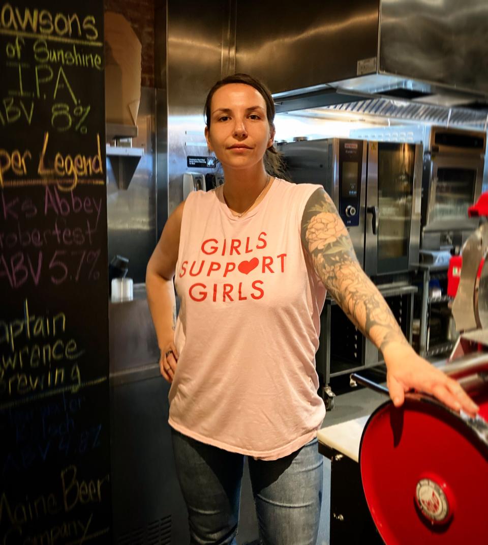 Alissa Svorka, co-owner and chef at Heritage 147 in Larchmont.