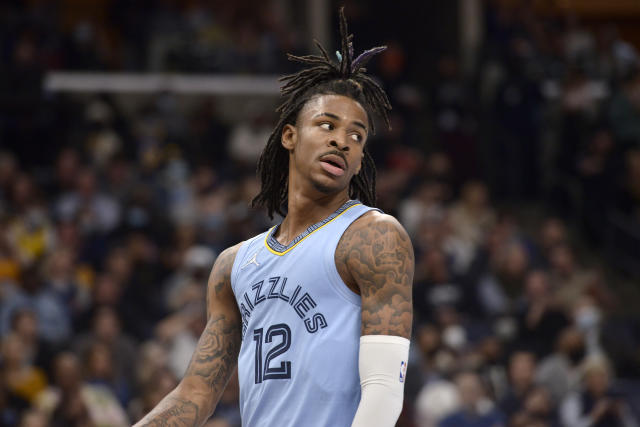 Ja Morant isn't going to let young fan wearing Warriors jersey in Memphis  go unnoticed