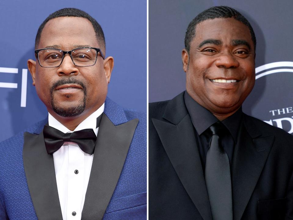 Martin Lawrence and Tracy Morgan both sent their love to their recovering friend.