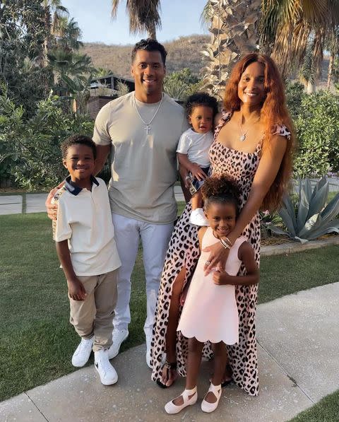 <p>Ciara kicked off her family's celebrations by sharing some of the reasons that make husband Russell Wilson a great dad. "Always Loving. Always Caring," she wrote. "You are our Rock!" </p>