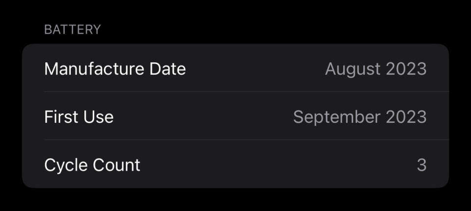 Obsessed with your iPhone’s battery levels? Keep an eye on the cycle count for info on its lifespan (Saqib Shah / Apple)