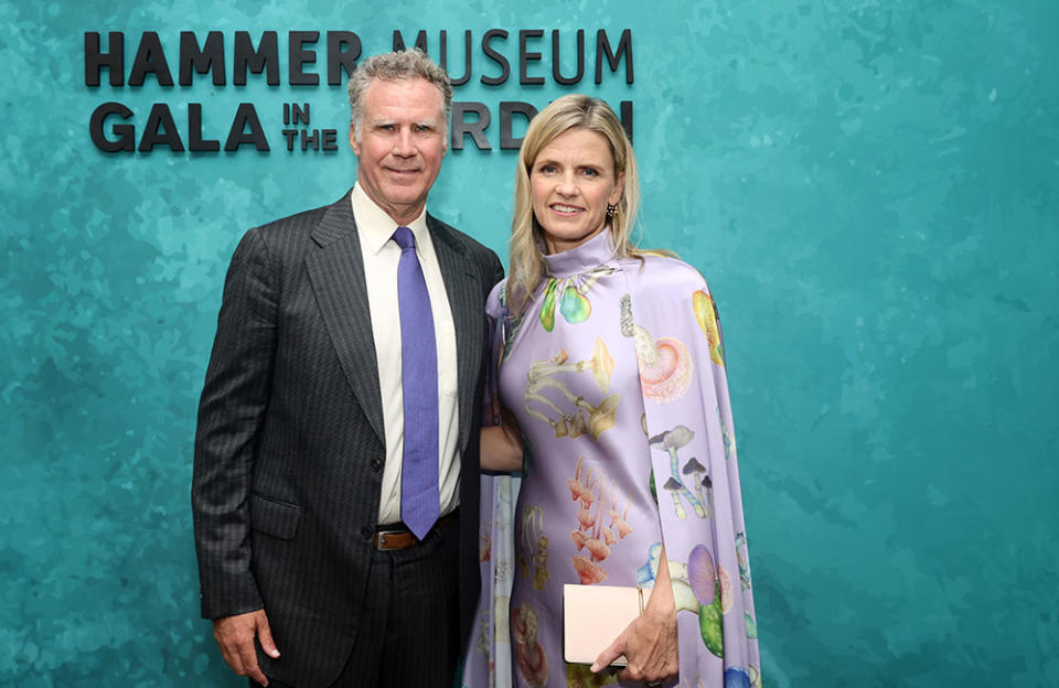 (L-R) Will Ferrell and Viveca Paulin attend Hammer Museum's 18th Annual Gala in the Garden on October 08, 2022 in Los Angeles, California.