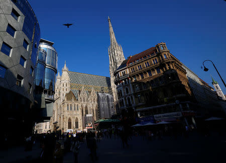 St. Stephen's cathedral (Stephansdom) is pictured in Vienna, Austria, March 13, 2017. REUTERS/Leonhard Foeger