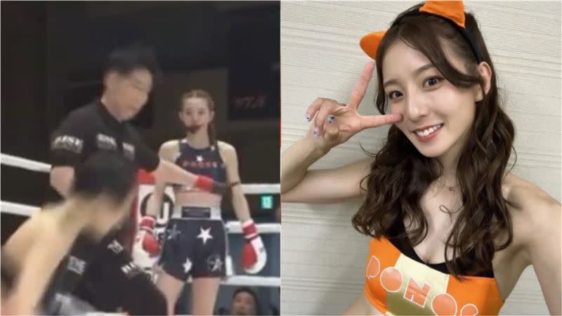 日本女星宮原華音斜槓格鬥選手，39秒內KO對手金子久美子。（圖／翻攝自宮原華音IG）