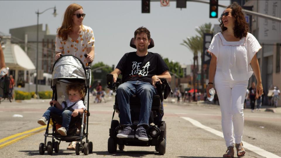 Ady Barkan and his family